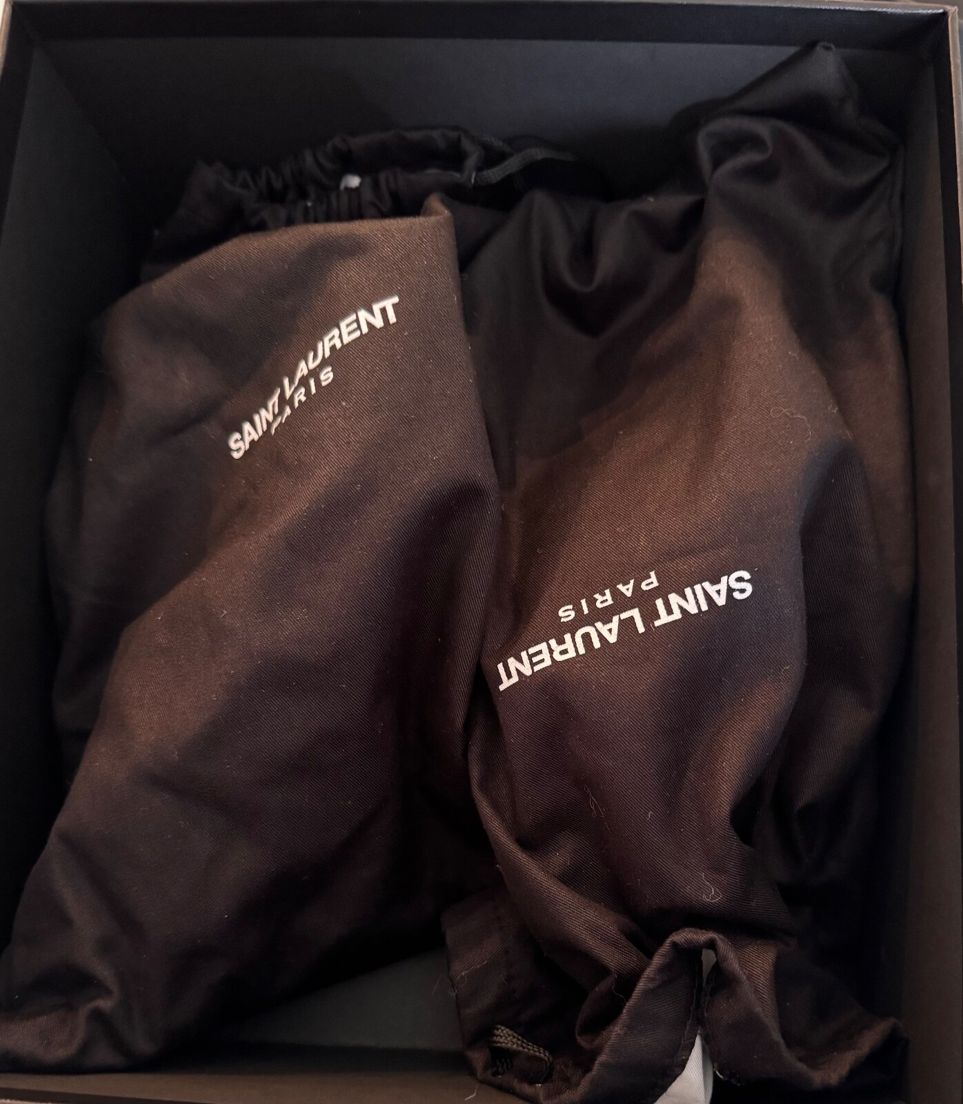 Sandalo Saint Laurent ""Jane"" cinturino a T tacco nero pelle scamosciata donna taglia 7