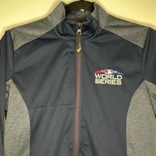 Antigua NWOT Women's MLB 2018 World Series Navy Full Zip 4 Pockets Jacket Size S