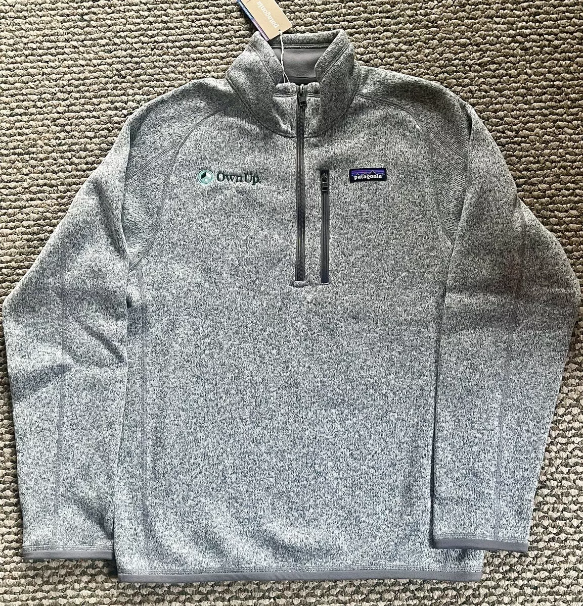 Patagonia BETTER SWEATER QUARTER ZIP Fleece Jacket Stonewash Grey