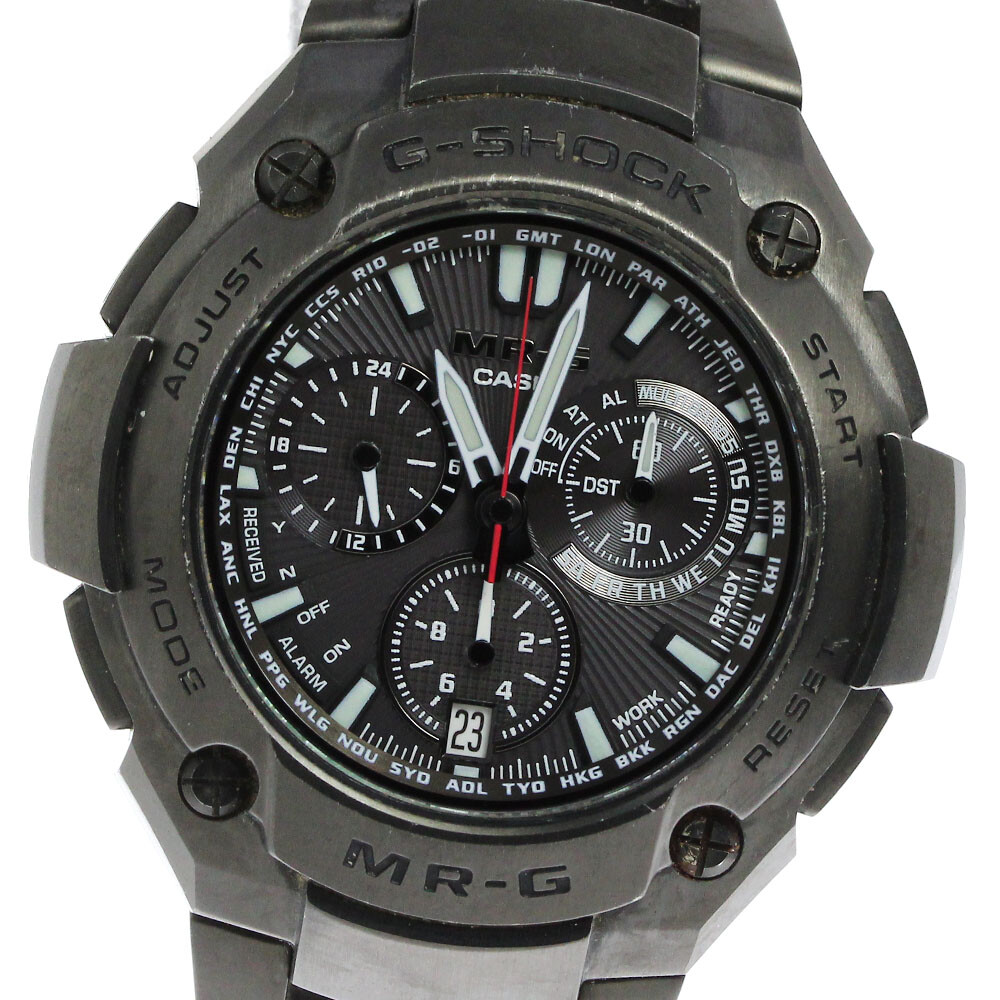 Casio G-Shock Mr-G MRG-8000B-1AJF Chronograph Solar Radio Men