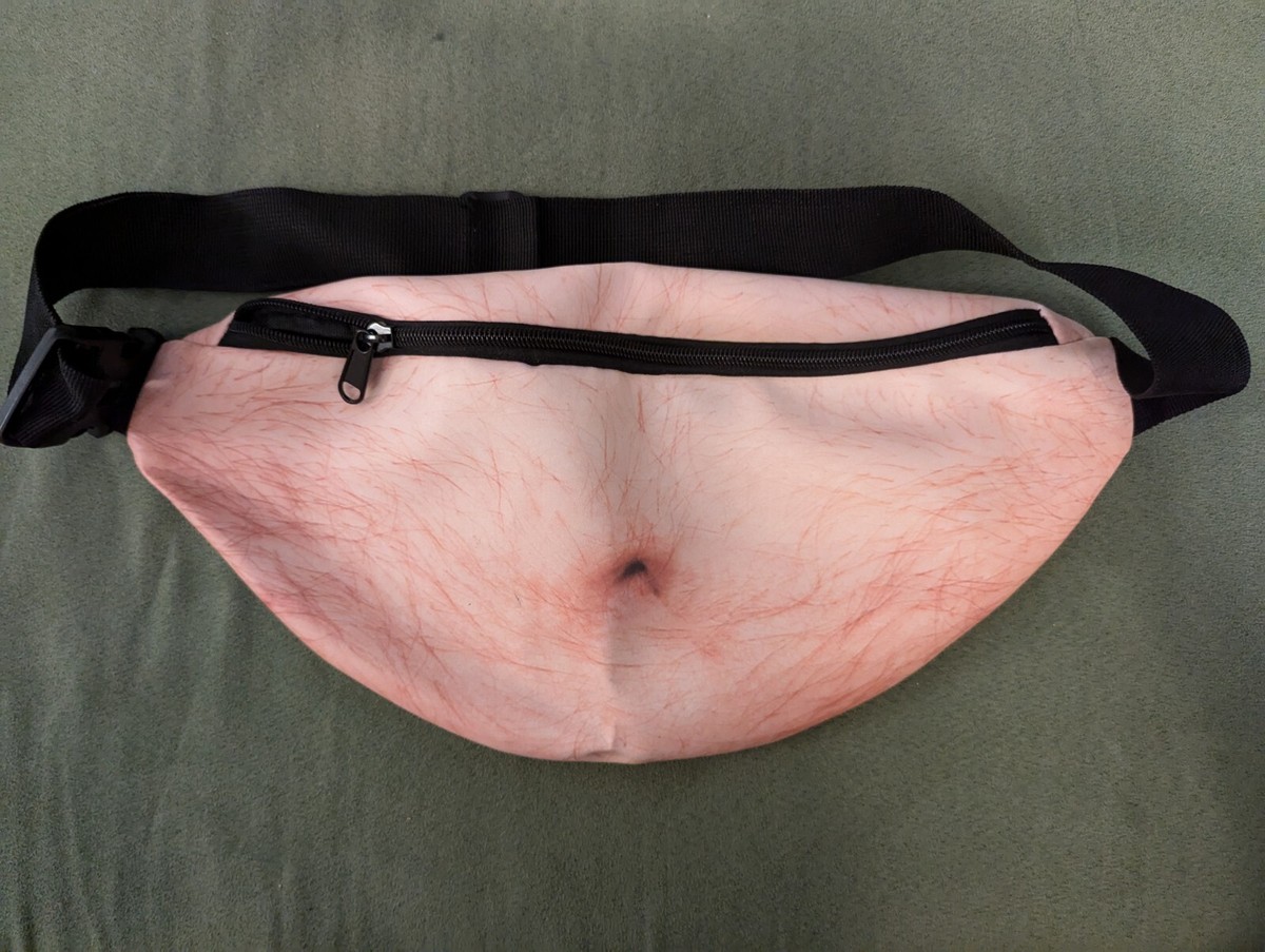 Novelty Fanny Pack Big Hairy Belly
