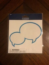 Horizon Group Usa Double Speech Bubble Sticker - 1 Count