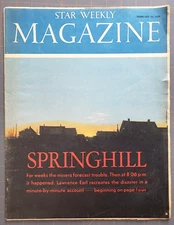 Toronto Star Weekly Magazine February 14 1959 Springhill Mining Disaster