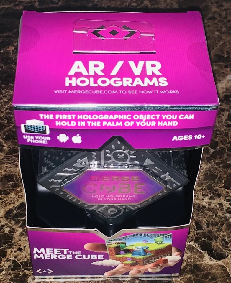 Cube Holographic Handheld AR/VR Hologram Merge iOS/Android Brand New In Box! - Image 2 of 4