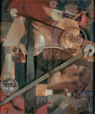 Kurt Schwitters 1923 Dada Collage Abstract Modern Art Print Home