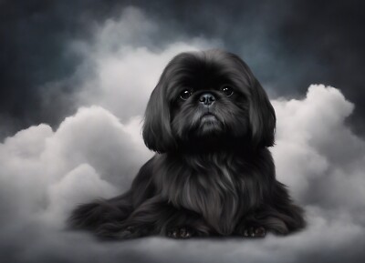 8X Shih Tzu Auto Aufkleber 9X9 cm Hunde Sticker