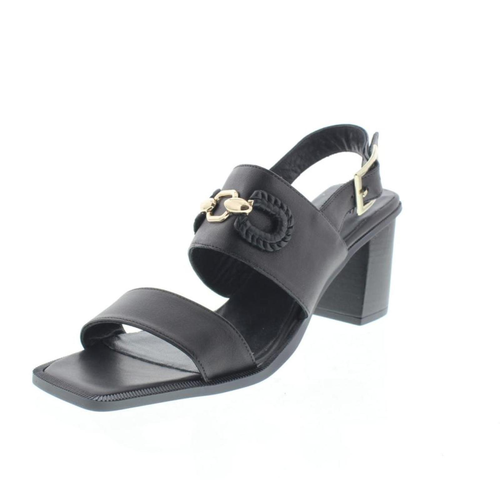Шикарные Сандалии в стиле Пикси в Пелле-Кон-Такко Неро - Талья, 40 Скарпе, Донна Сандали в стиле Такко