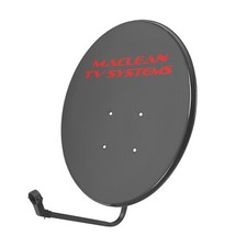 Satellite Dish 80cm 4K HD TV Steel Phosphated with Mounting Accessories Holder