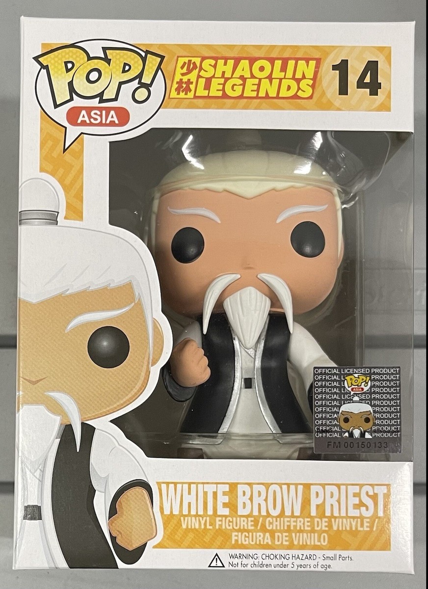 Funko Pop! White Brow Priest Shaolin Legends Asia Exclusive | eBay