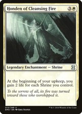 Honden of Cleansing Fire Eternal Masters NM White Uncommon MAGIC CARD ABUGames