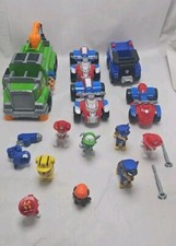 Paw Patrol Lot 16 pieces total - Collection of Vehicles and Figures - Used