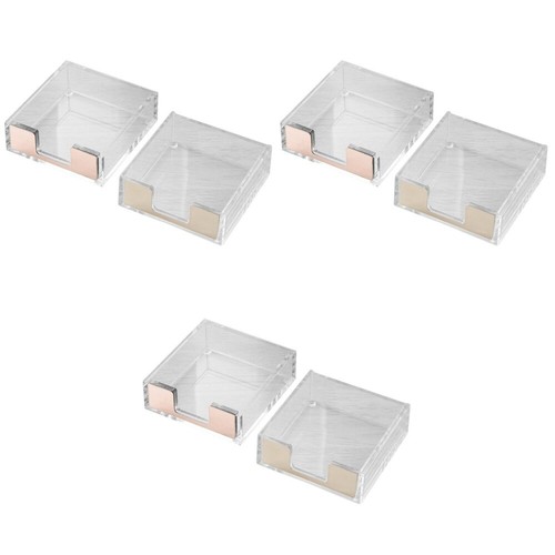 3 PCS Note Box Pen Holder Office Paper Clip Memo Paperclip Holders - 第 1/12 張圖片