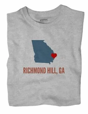 Richmond Hill Georgia GA T-Shirt HEART