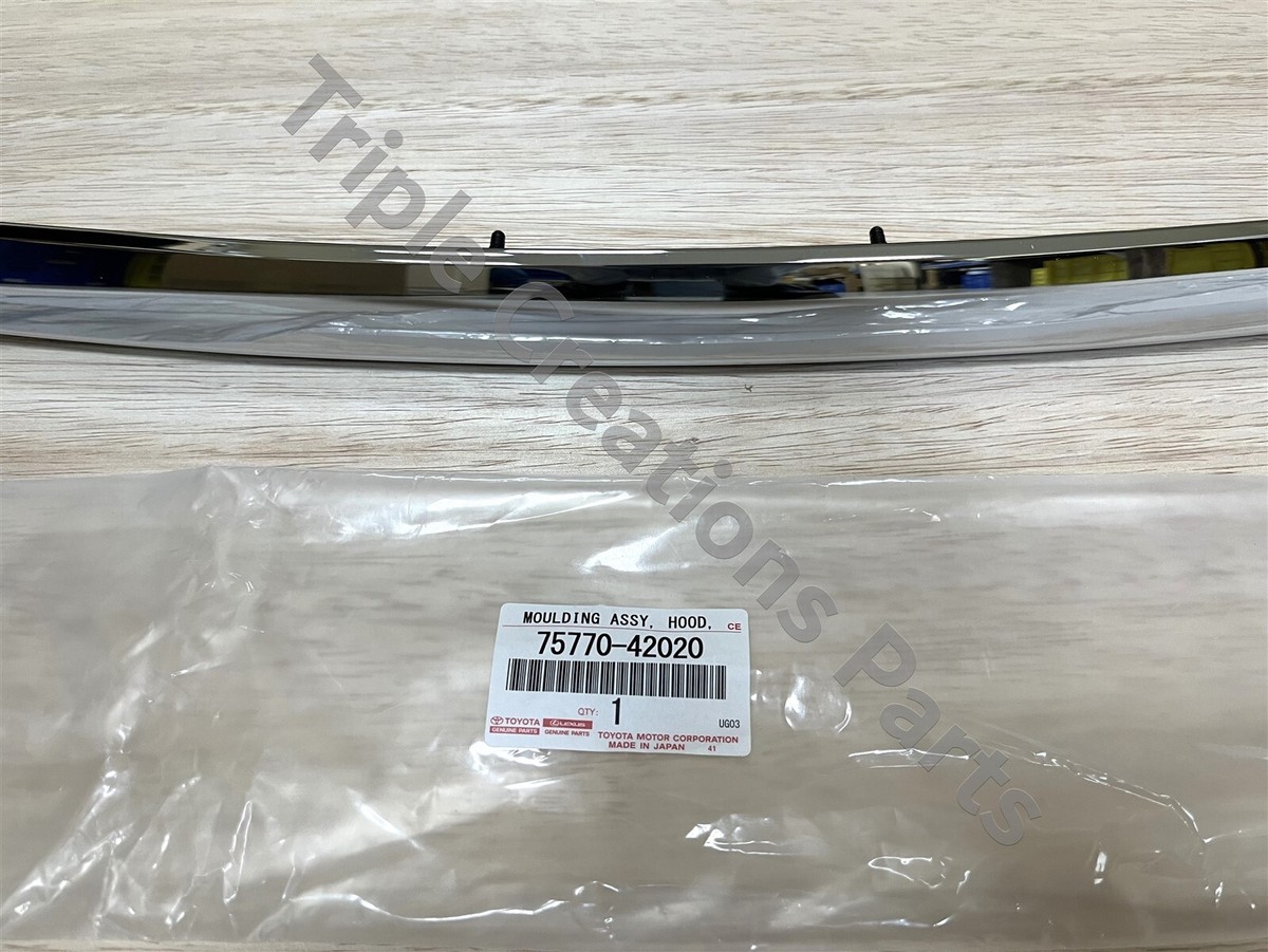 7577042020 Genuine Toyota Moulding Assy Hood 75770-42020 OEM | eBay