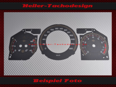 Tachoscheiben für Mercedes CLS 63 W218 SAMG 200 Mph zu 320 Kmh