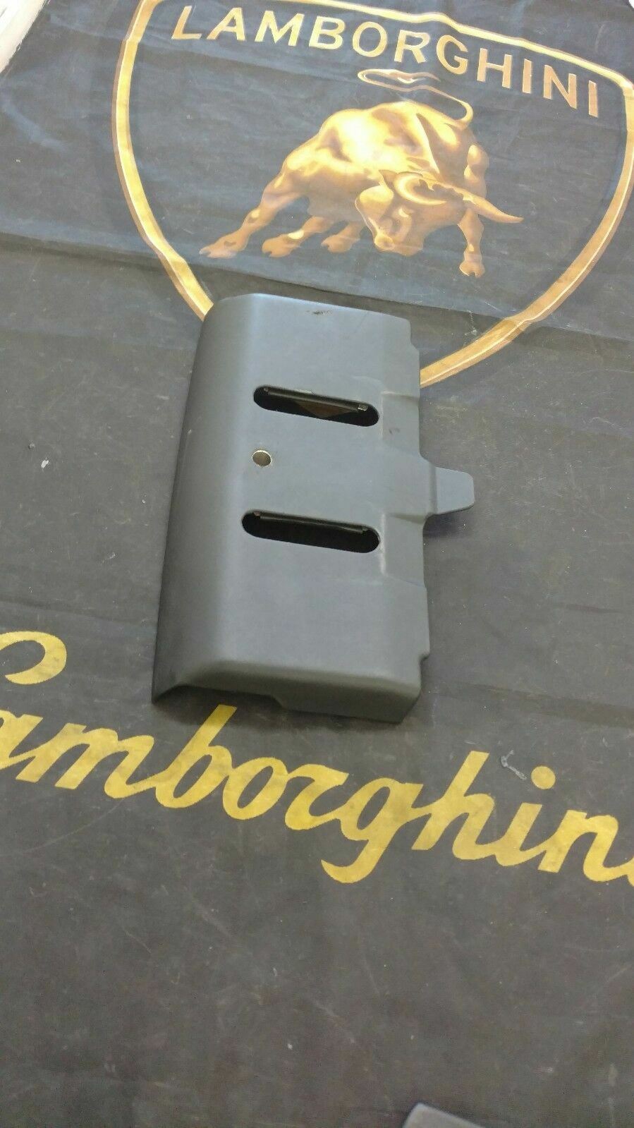 LAMBORGHINI MURCIELAGO INTERIOR BACK SEAT BELT COVER PANEL TRIM OEM 418858670