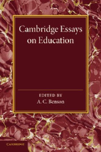 Cambridge Essays in Education Benson Paperback Cambridge University Press