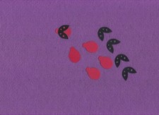 LADY BUG die cuts scrapbook cards