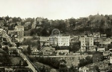 Bird's eye view of Eureka Springs AR Arkansas c.1914 RPPC Photo Postcard COPY
