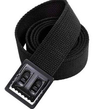 Belt Web Military Black USMC Marine Corps Army Style Jeans Golf Tennis Vet Sport
