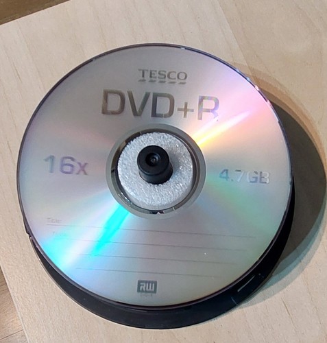 DVD+R 16 x 4.7GB -Tesco x 23 Discs / Part Quantity Left - unused