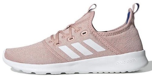 adidas gazelle silver green womens Adidas Womens CloudFoam Pure Running Shoes - WHITE