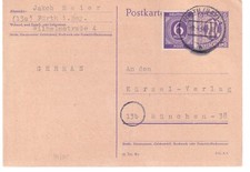 BIZONE/GA, P 903 III/01, 916, F&uuml;rth - M&uuml;nchen, 9.4.46