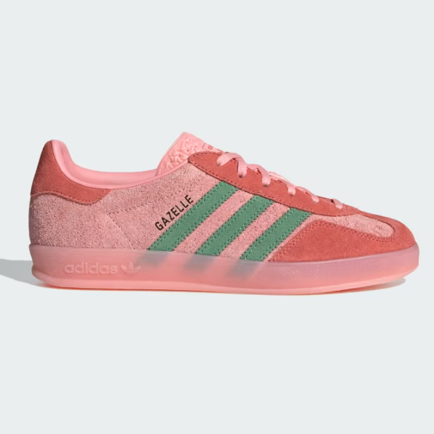 Size 4.5 - adidas Gazelle Indoor Pink Spark Preloved Green W for 