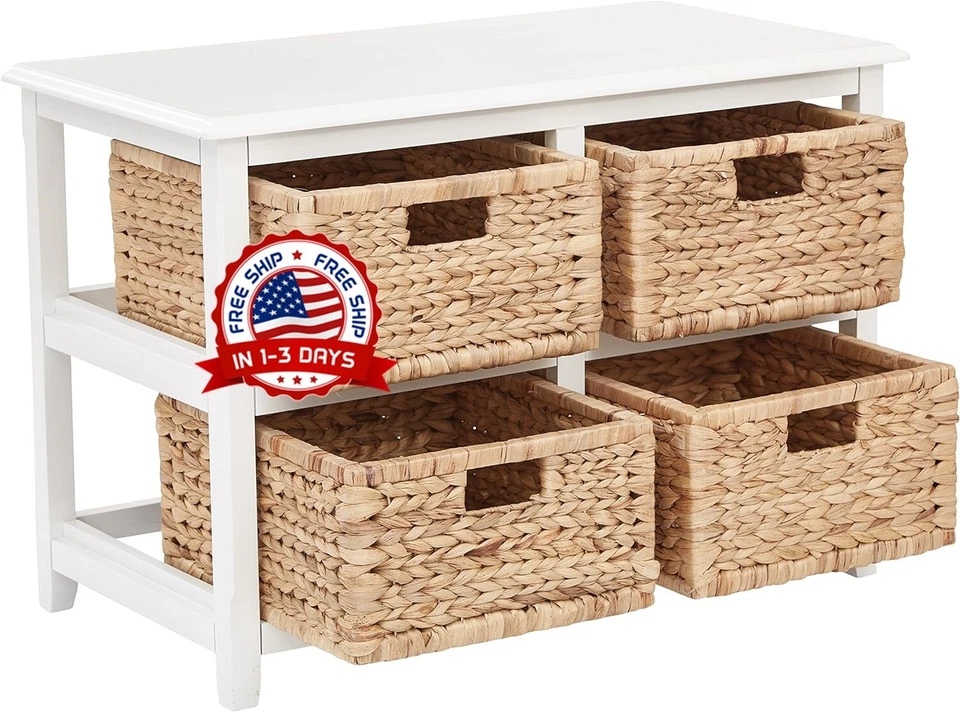 Gaveteros Cajonera de Madera Para Ropa De Bebe Cuarto Comoda Grande 4 Cajones - Image 4 of 4