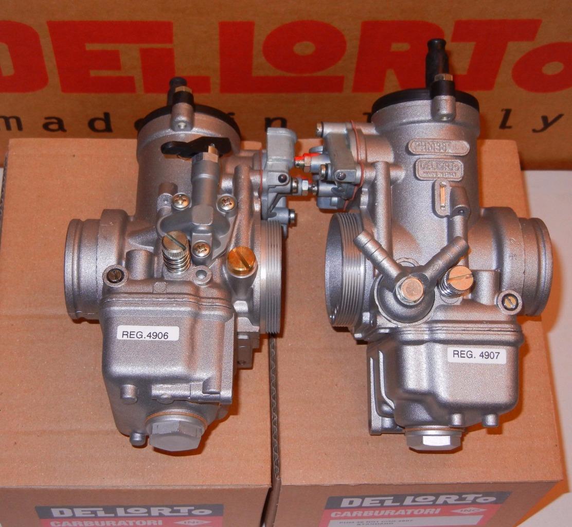 DELLORTO PHM 38 NS1 キャブレター デロルト Dellorto PHM NS1/ND1 38mm PAIR carburetors Moto Guzzi, Ducati SS