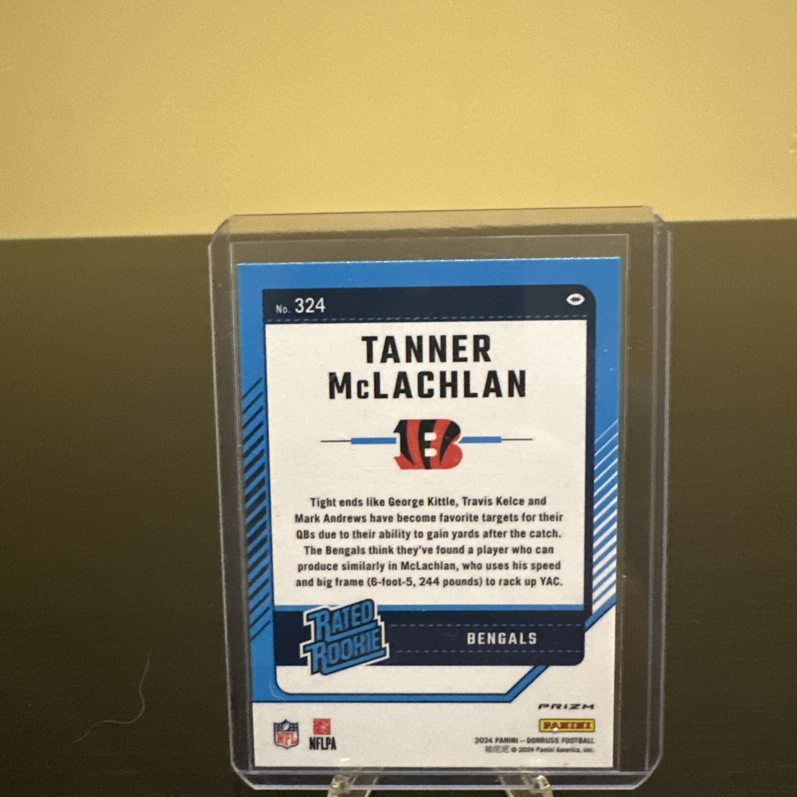 TANNER McLACHLAN 2024 Donruss Optic Preview Rated Rookie RED PANDORA