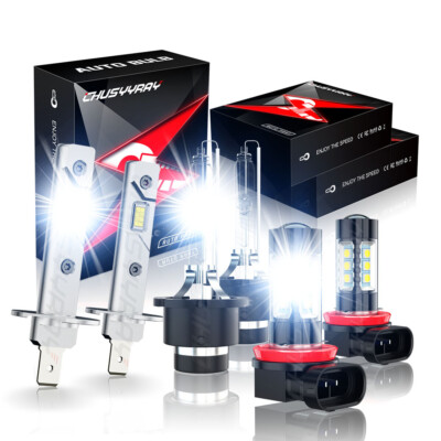 For Para Volvo s60 2005 2006 faros LED / HID haz alto y bajo+bombilla antiniebla