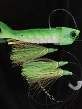 High Percentage Salmon Trolling Bait/Meat Rig With Bite My Herring Strip