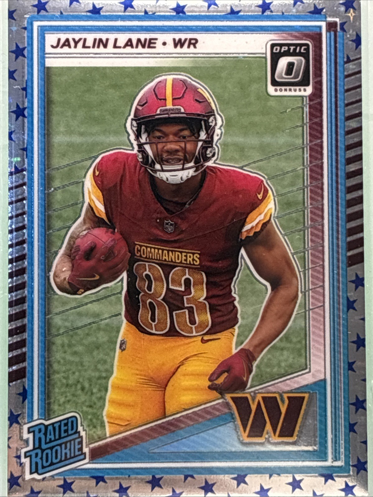 2025 Panini Donruss Optic - Rated Rookie Jaylin Lane #249 Stars Prizm (RC)