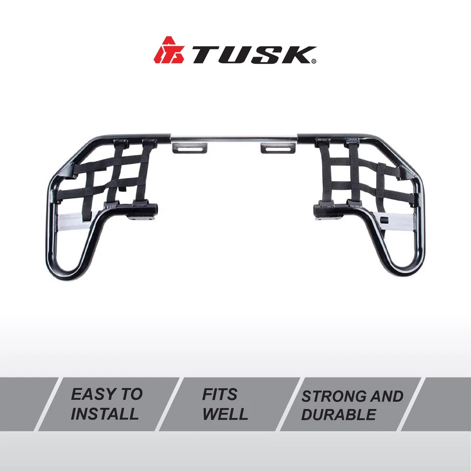 Tusk Comp Series Nerf Bars Black With Black Webbing For SUZUKI Z400 QUADSPORT - Image 4 of 4