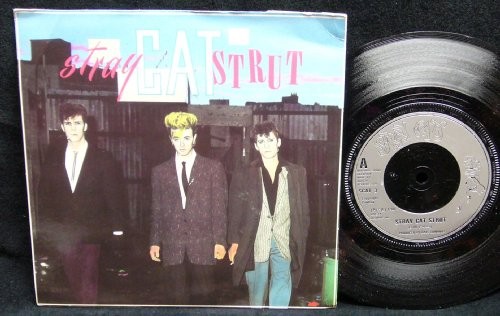 Stray Cats - Stray Cat Strut - Used Vinyl Record 7 - 02 - D5783z
