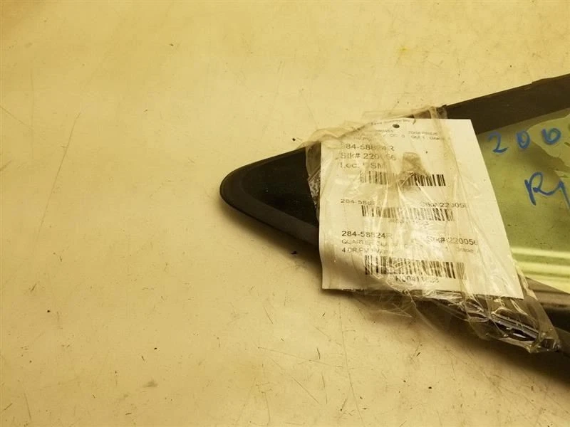 04-09 TOYOTA PRIUS PASSENGER SIDE QUARTER GLASS - Image 2 of 4