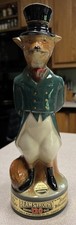 1965  GREEN COAT FOX  Jim Beam Decanter 