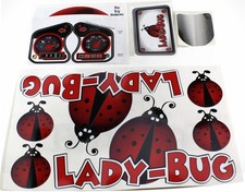 Toy Restore Sticker Fits Little Tikes 30th Cozy Coupe Car Ladybug Decals Ride-on