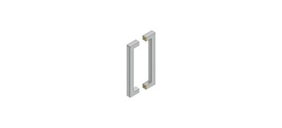 Deltana SSPBB1210U32D 12'' B2B Contemporary Pull Satin Stainless Steel-2 units
