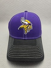 Minnesota Vikings Hat Snap Back Baseball Cap New Era Purple Embroidered