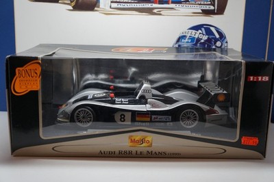 MAISTO - 1999 LE MANS AUDI R8R - 1/18 SCALE MODEL CAR - 38881