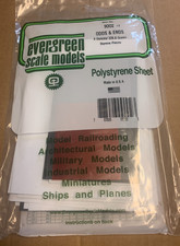  9002 Evergreen Styrene Sheet Plastic Assortment Odds  Ends 8 Ounces