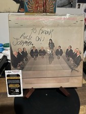 Joe Perry signed lp let the music do the talking aerosmith jsa coa