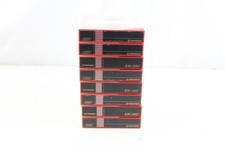 Lot of 8 Pioneer 6-Disc PRW 1141 Magazine Cartridges Red