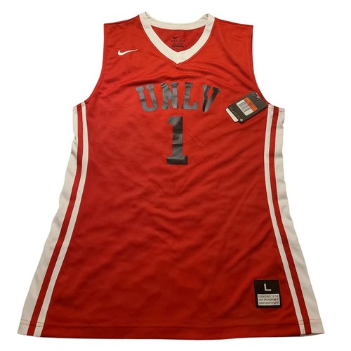 UNLV Runnin' Rebels #1 Nike Dri-Fit NCAA Basketball Jersey NWT Men's Large - Picture 1 of 11