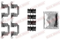 Quick Brake ZubehöRsatz, Scheibenbremsbelag Hinten FüR Dacia Renault