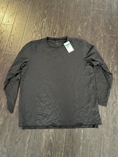 Nike Men's Dri-FIT Yoga Long-Sleeve Top in Black DM5451-010 Size XL