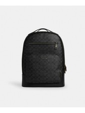 40 OFF COACH OUTLET Official Ethan Backpack Signature Canvas Coach Bag Rucksac