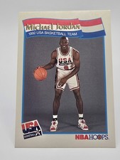 NBA Hoops 1991-92 McDonald's Michael Jordan #55 United States Basketball Card
